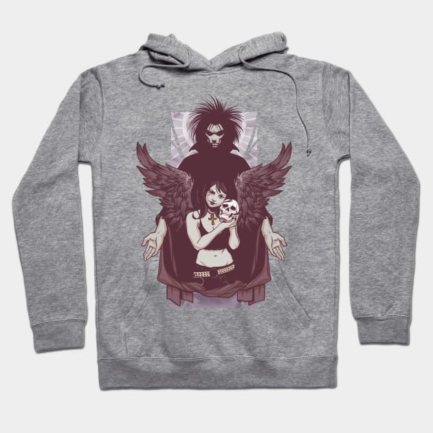 Death and Sandman Hoodie by Lucas Silva